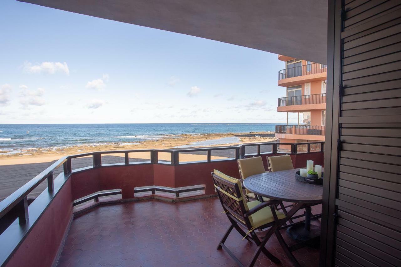 Front Line Beach With Fantastic Terrace. Telde Dış mekan fotoğraf